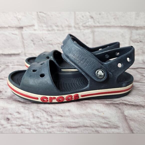Crocs Boys Blue Sandals Size 13 - Picture 1 of 11